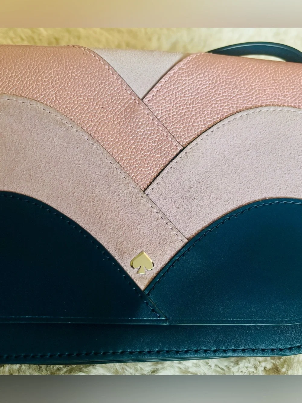 Kate Spade Nadine Patchwork Flap Shoulder/Crossbody Bag Purse